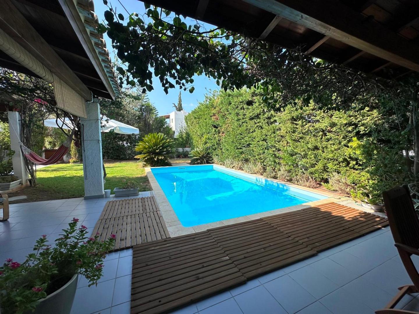 Villa Amy With A Pool In Porto Hydra By Goutos Properties Thermisía Exteriör bild